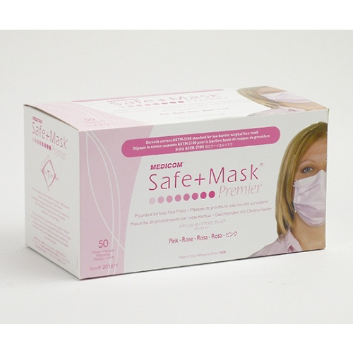 セーフマスクプレミア　ピンク　５０枚入