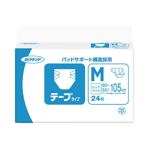 ネピアテンダー　テープタイプ　Ｍ　２４枚×３