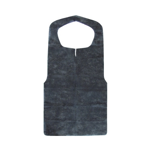 不織布エプロン　黒　３０枚入×５