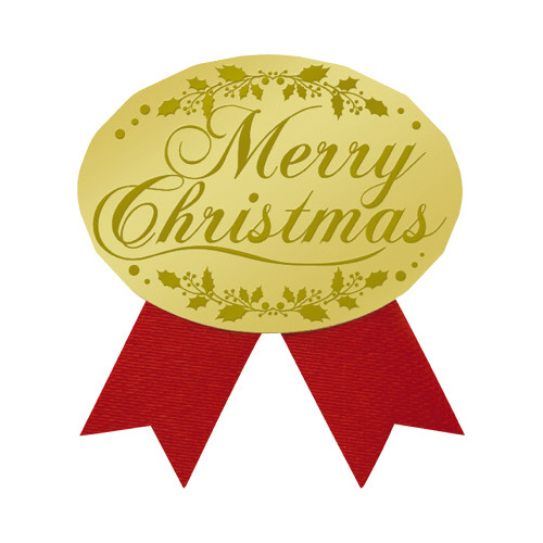 ギフトシールＭｅｒｒｙＣｈｒｉｓｔｍａｓ赤１００片