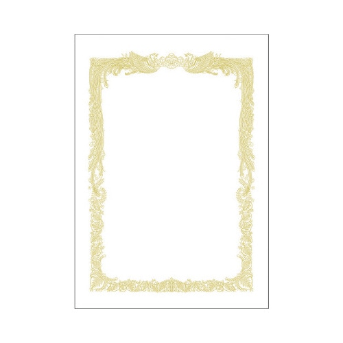 ＯＡ賞状用紙　白　Ａ４横書　１００枚