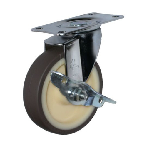 Ｅシリーズ自在ブレーキ付ウレタンＢ車１２５ｍｍ