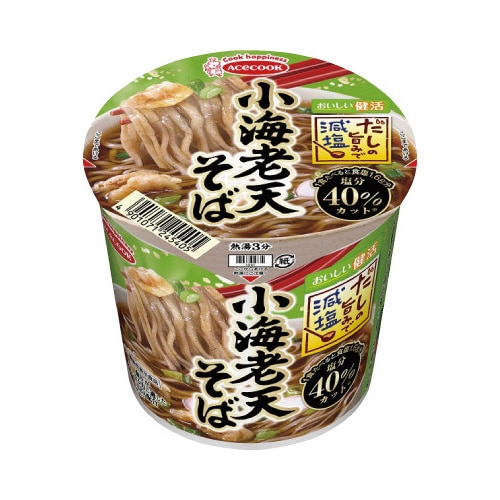 だしの旨みで減塩　小海老天そば　１２個※