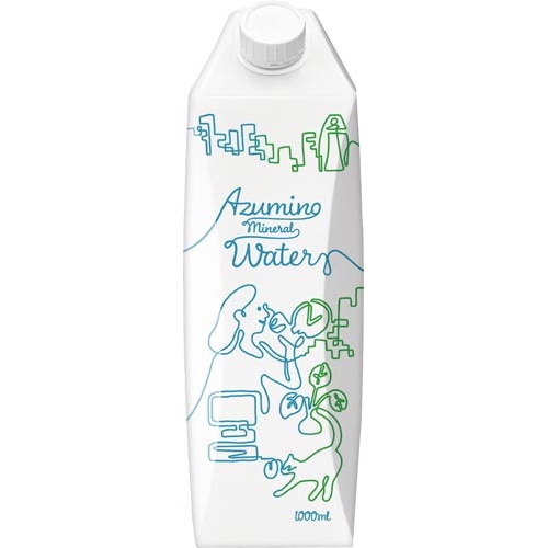 ミネラルウォーター　１０００ｍｌ　紙パック※