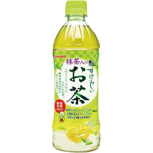 すばらしい抹茶入りお茶　５００ｍｌ　２４本※