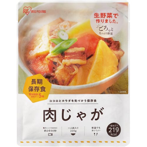 ５年保存　防災用肉じゃが　１人前×３６※