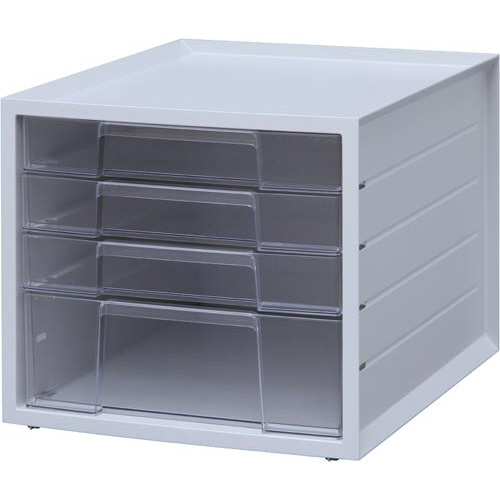 レターケース　ホワイト　浅型３段深型１段　４台