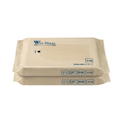 除菌ウェット　ウィルス除去大判　３０枚２Ｐ入×２０