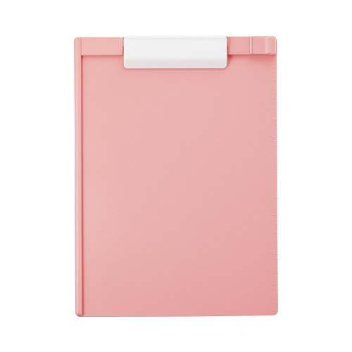 樹脂製クリップボード　Ａ４縦　ピンク