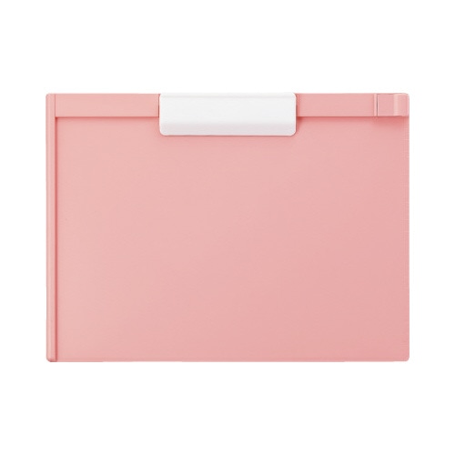 樹脂製クリップボード　Ａ４横　ピンク５枚