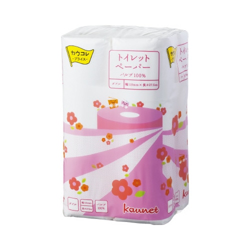 トイレットパルプＷ２７．５ｍ　１２個×８　１－４梱