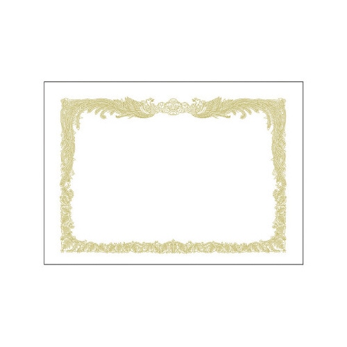 厚口ＯＡ賞状用紙　白　Ｂ４判縦書用