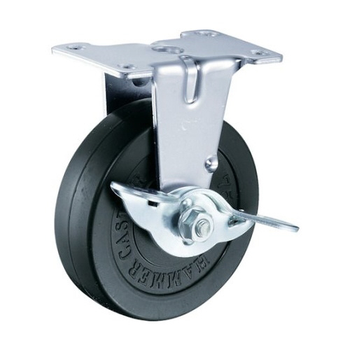 Ｅ型固定ＳＰ付ゴム車５０ｍｍ