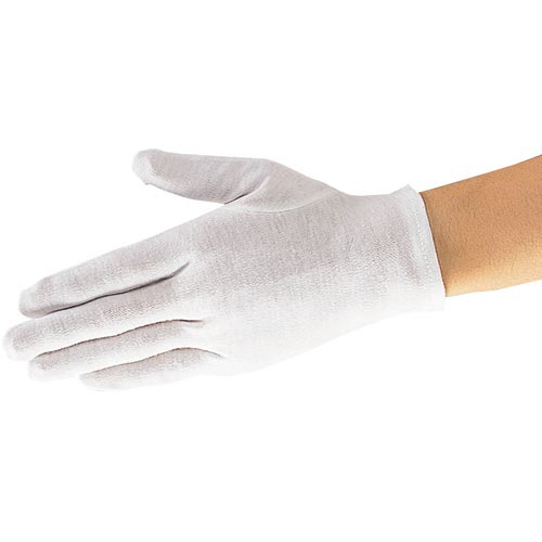 純綿スムス手袋　マチ無し　Ｓサイズ　１２双入×１０