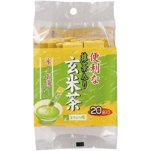 便利な抹茶入玄米茶スティック　２０本※