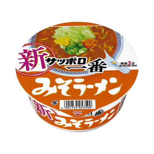 サッポロ一番　みそラーメンどんぶり１２食※