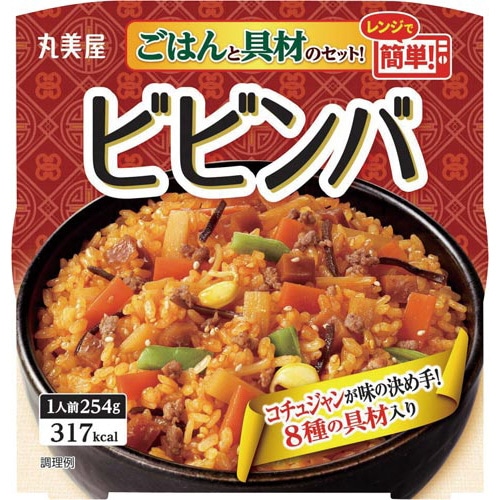 丸美屋　レンジで簡単！ビビンバごはん付き２５４ｇ※