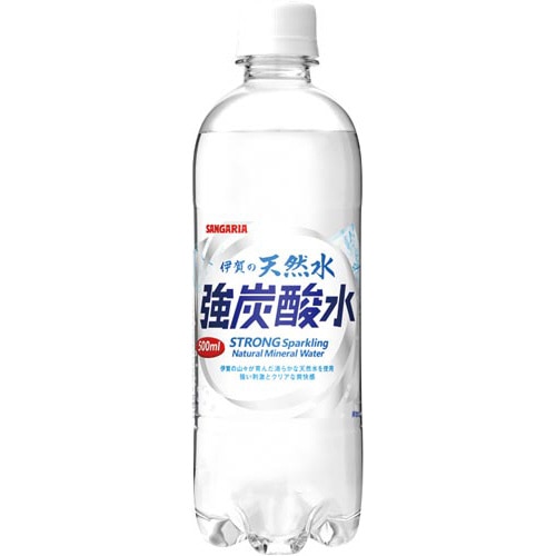 伊賀の天然水強炭酸水ＰＥＴ　５００ｍｌ　２４本※