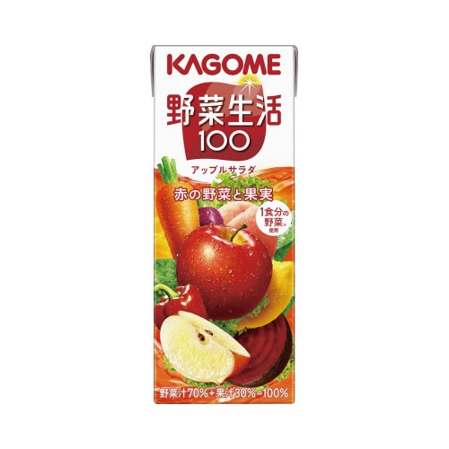 野菜生活　アップルサラダ　２００ｍｌ　２４本※