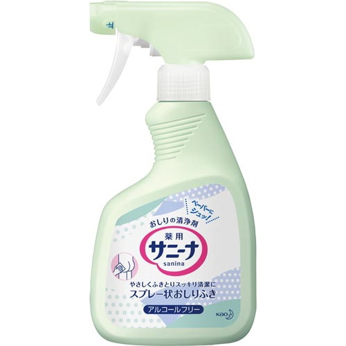 サニーナ　薬用スプレー状おしりふき４００ｍｌ