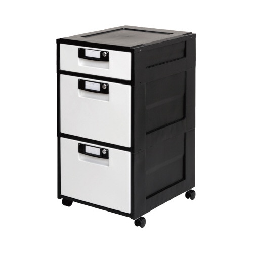 オフィスキャビネット　浅１深２段