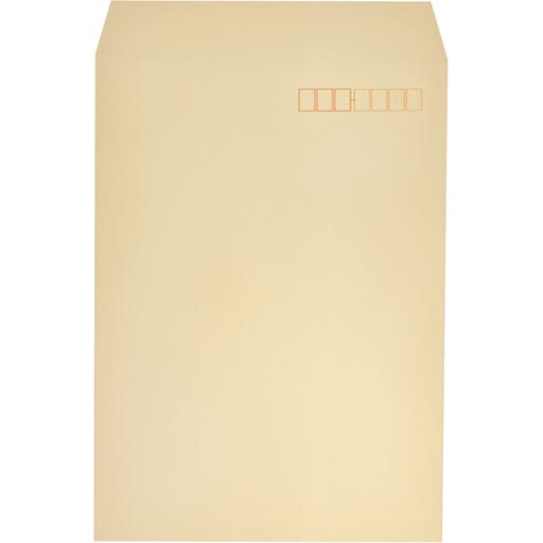 クラフト封筒　角２　８５ｇ　枠付　５００枚