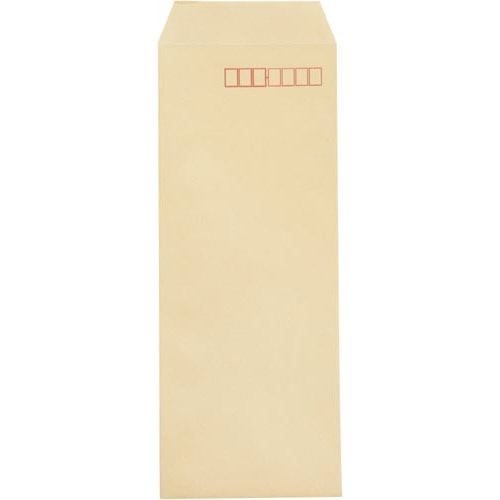 クラフト封筒　長４０　７０ｇ　スミ貼　１０００枚