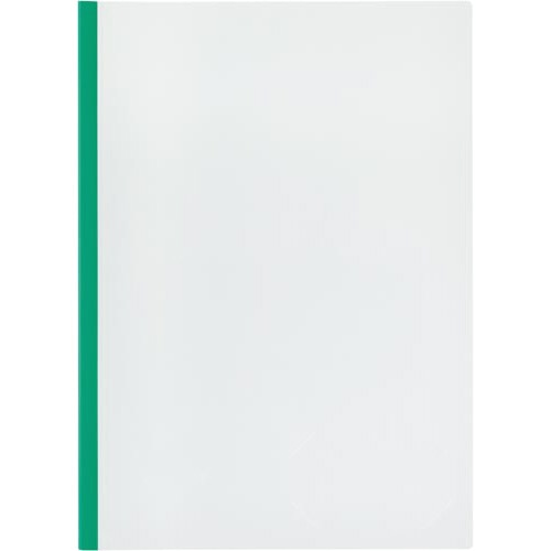 ガイド付レールクリヤーホルダー２０枚とじ緑１００冊