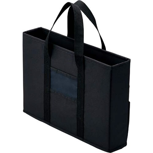 ミーティングバッグ　黒　スリム　３個