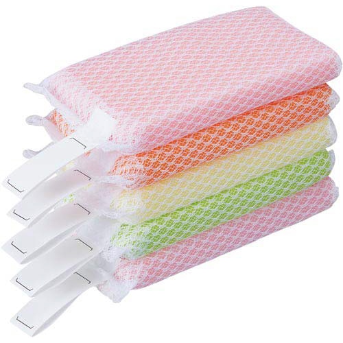使い分けのできるメッシュスポンジ　５個入×１０