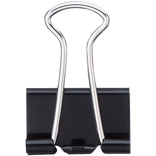 ダブルクリップ（オープン箱）黒　小　２０個入×１０