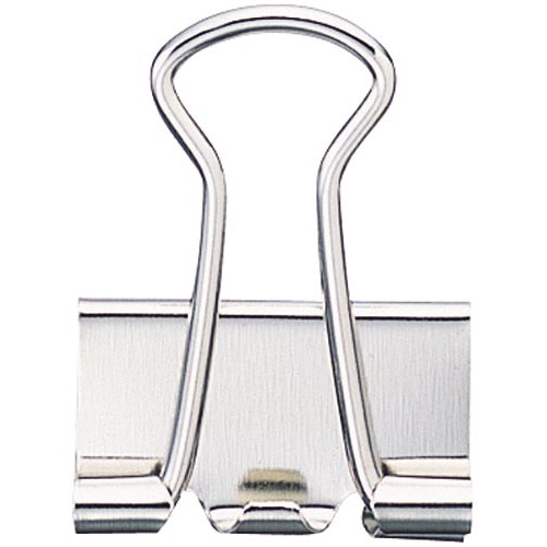 ダブルクリップ（オープン箱）銀　小小×１０