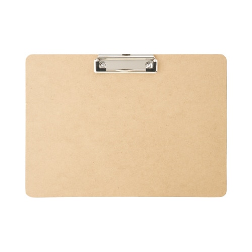 ＭＤＦクリップボード　ナチュラル　Ａ４ヨコ　５０枚