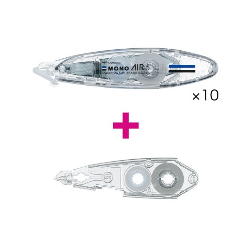モノエアーペン型詰替式５ｍｍ幅モノ×１０＋詰替１個