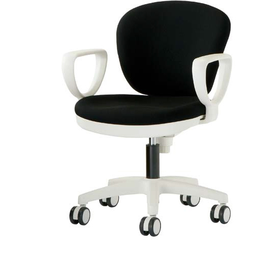 ＭＢチェア　肘付　ＷＨシェル　ブラック