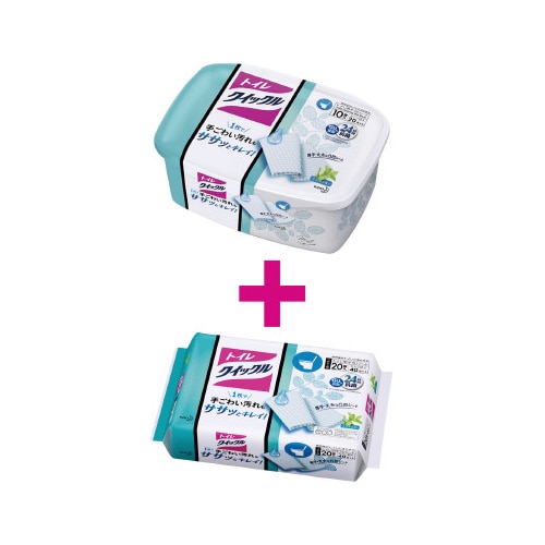 トイレクイックル　本体＋詰替セット