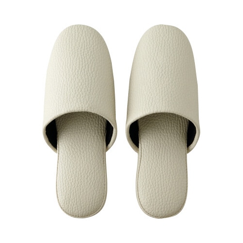 高機能ビニールスリッパ　アイボリー