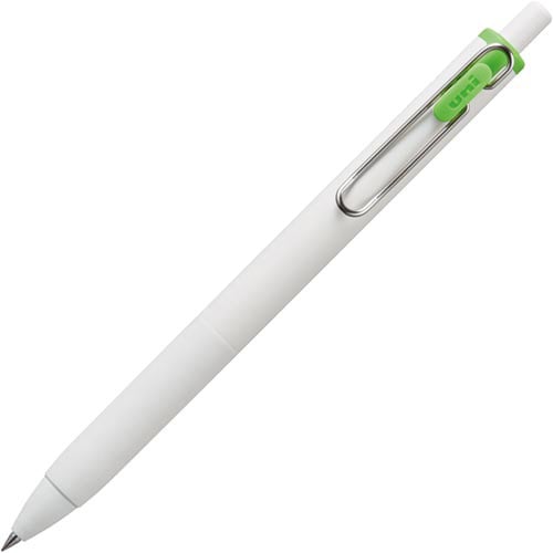 ユニボールＯＮＥ　０．３８ｍｍ　ライムグリーン