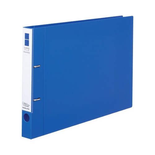 ＜スムーススタイル＞　Ｂ４ヨコ　背幅３４ｍｍ　青