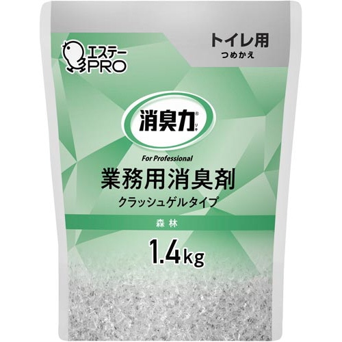 消臭力業務クラッシュゲルトイレ替森林１．４ｋｇ×６