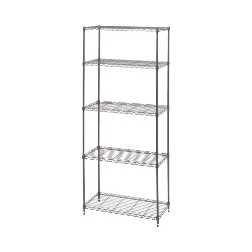 カラーメタルラック　幅７５０×高１８００　ブラウン