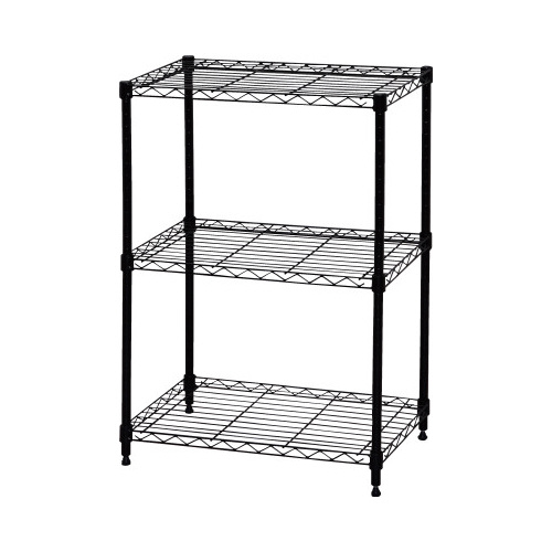 カラーメタルラック　幅５５０×高８００　ブラック