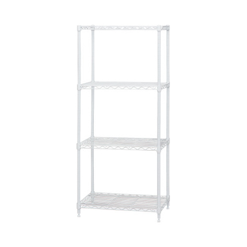 カラーメタルラック　幅５５０×高１２３０　ホワイト