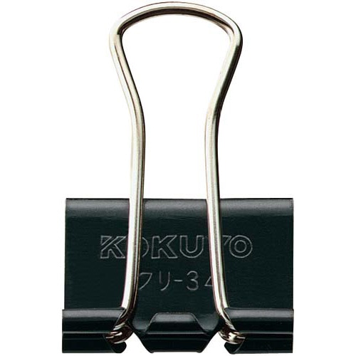 ダブルクリップ中口幅２５ｍｍ　１０個