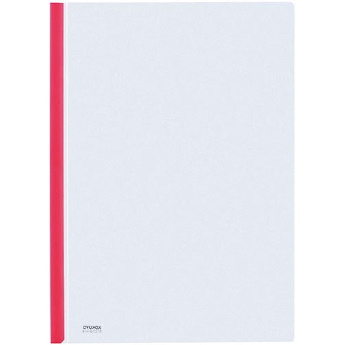 レールクリヤーホルダー　Ａ４　レール色赤×５冊