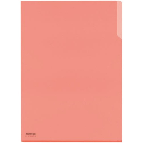 クリヤーホルダー１０　ＰＰ　Ａ４　珊瑚×５冊