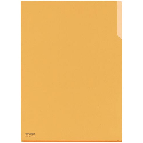 クリヤーホルダー１０　ＰＰ　Ａ４　黄×５冊