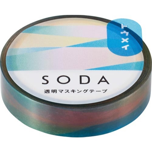 ソ－ダ　透明マステ（オ－ロラ）　１０ｍｍ幅