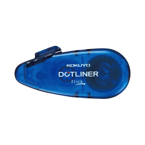 テープのりドットライナーフリック（本体）青
