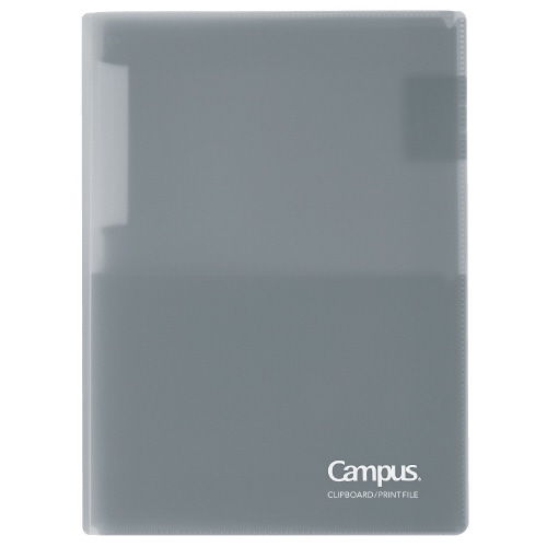 クリップボードにもなるプリントファイル　グレー